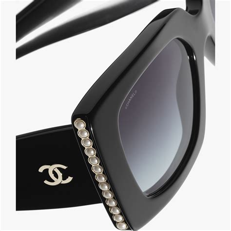 chanel polarized square sunglasses|Chanel rimless sunglasses women.